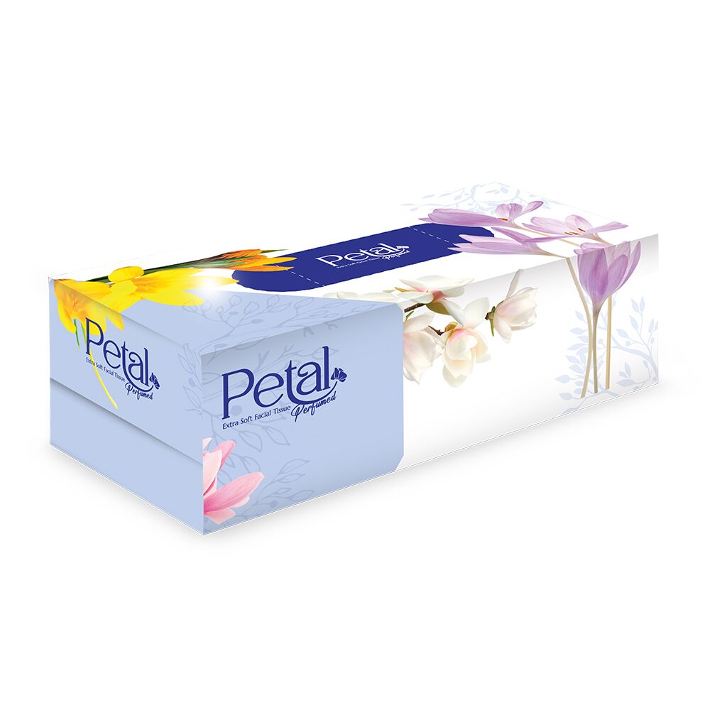 PETAL Facial Tissue 120 sheetsX2 ply Perfumed Petal Facial Tissue Perfumed 120