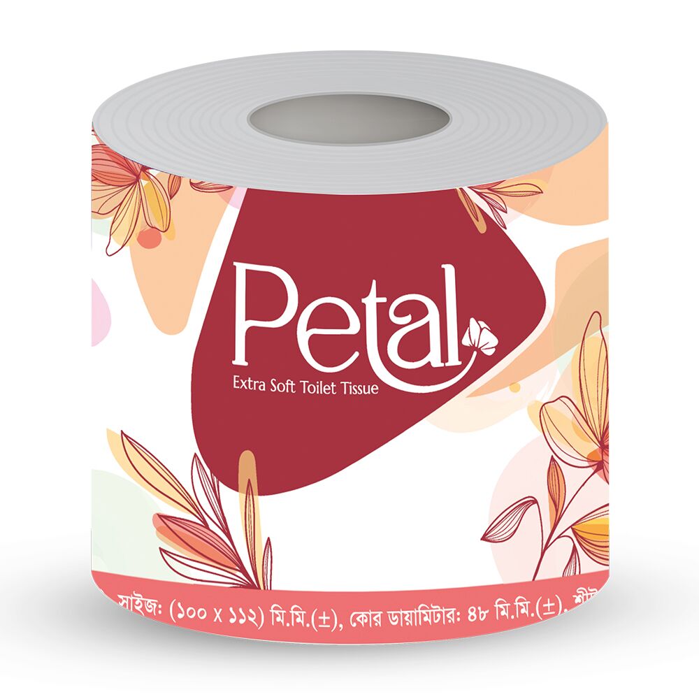 PETAL White Toilet Tissue 172 sheetsX2 ply Petal Toilet Tissue
